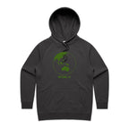No Planet B - Womens Hoodie Coal Womens Hoodie Environment Printed In Australia