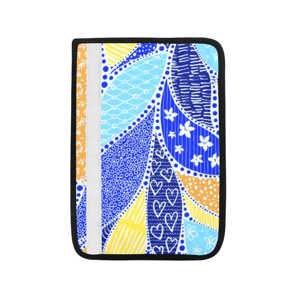 Blue Swirl Car Seat Belt Cover 7''x10'' (Pack of 2) Car Seat Belt Cover 7x10 (Pack of 2) Printed Offshore
