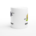 Dead Battery - White 11oz Ceramic Mug White 11oz Mug Funny Globally Fulfilled