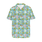 Summer Surf Men's Short Sleeve Hawaiian Shirt Men's Hawaiian Shirt (New) Printed Offshore Surf