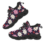 Pink Daisy Women's Twisted Sole Sneakers