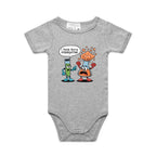 I Think You're Overreacting Chemistry AS Colour Baby Bodysuit