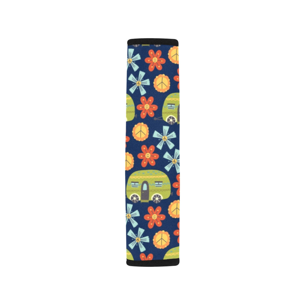 Hippy Caravan - Car Seat Belt Cover 7''x10'' (Pack of 2) Car Seat Belt Cover 7x10 (Pack of 2) Printed Offshore
