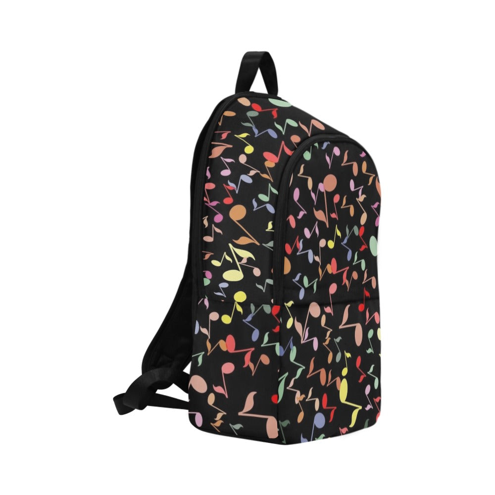 Quavers, Music Notes - Fabric Backpack