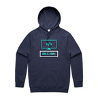 On A Break, Coding - Mens Hoodie Midnight Blue Mens Hoodie Printed In Australia Tech