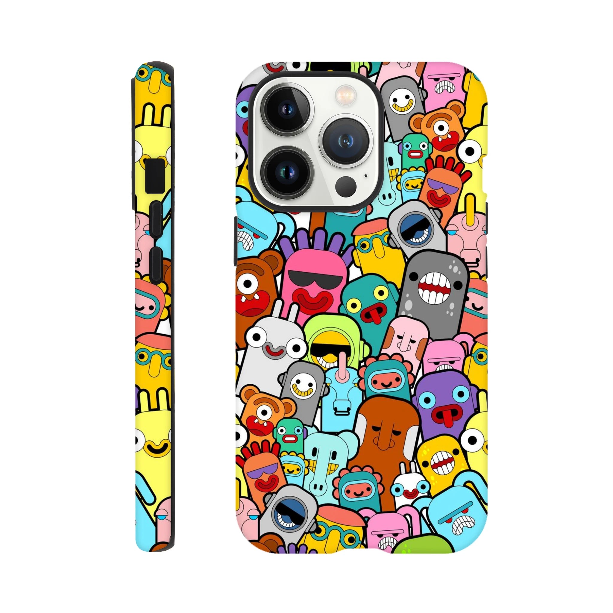 Crazy Cartoon Creatures - Apple iPhone - Tough case iPhone 13 Pro iPhone Tough Case Globally Fulfilled