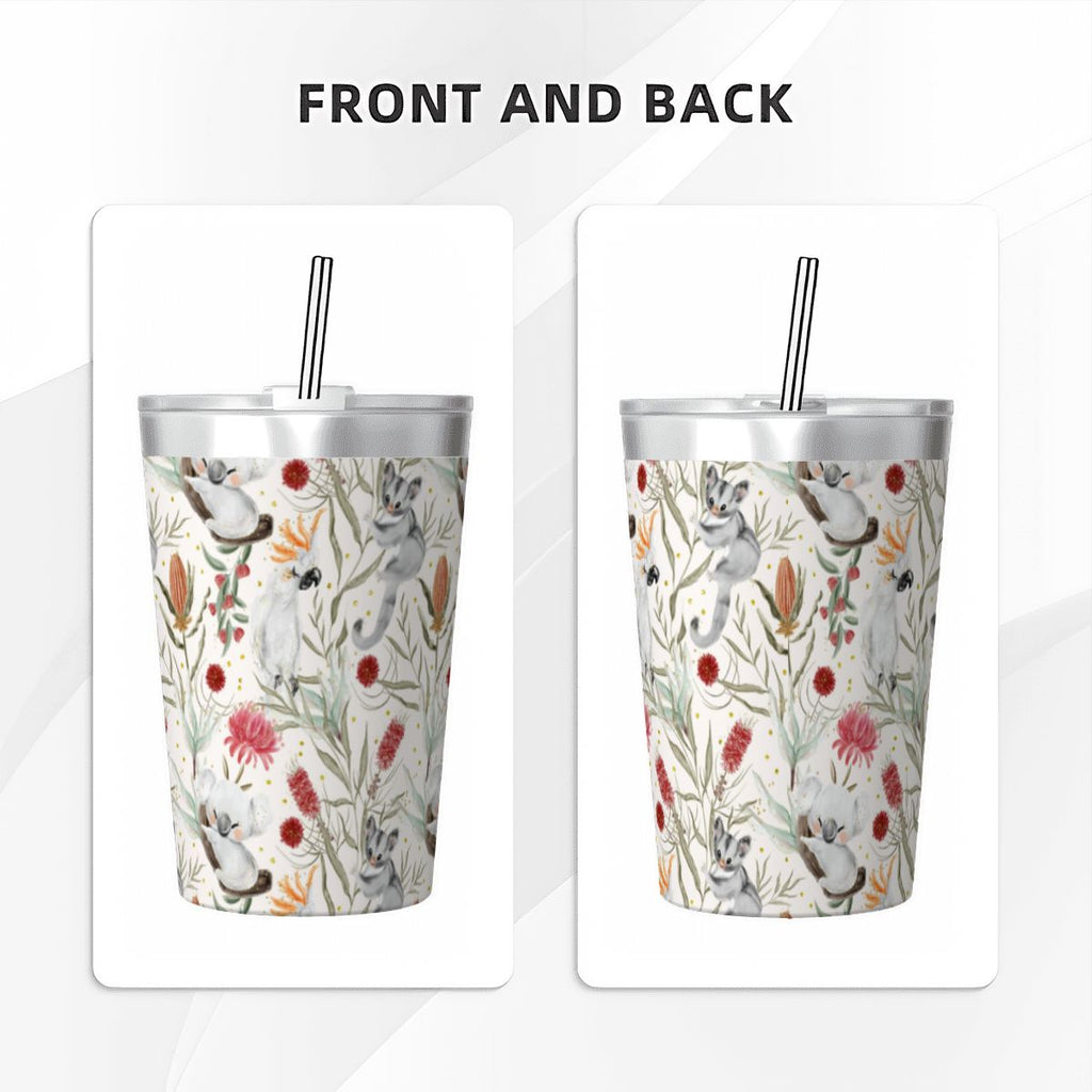 Australian Plants And Animals Small Stainless Steel Travel Mug Cup 12oz/350ml