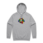 Game Cube - Mens Hoodie Grey Marle Mens Hoodie Games Printed In Australia