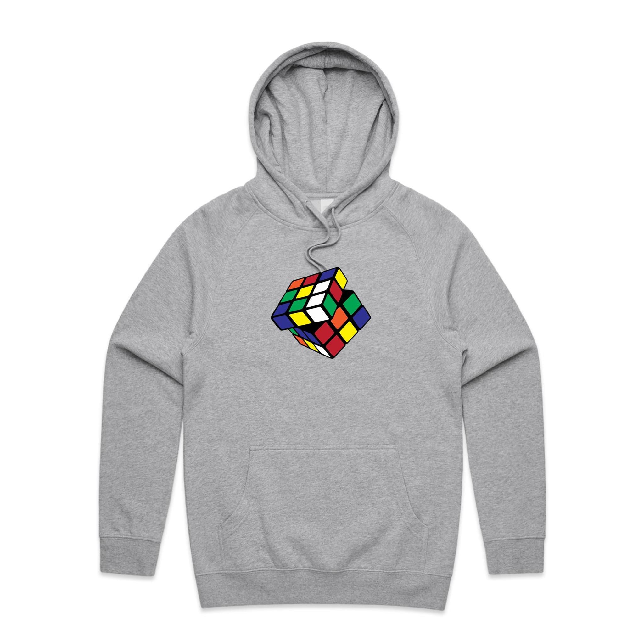 Game Cube - Mens Hoodie Grey Marle Mens Hoodie Games Printed In Australia