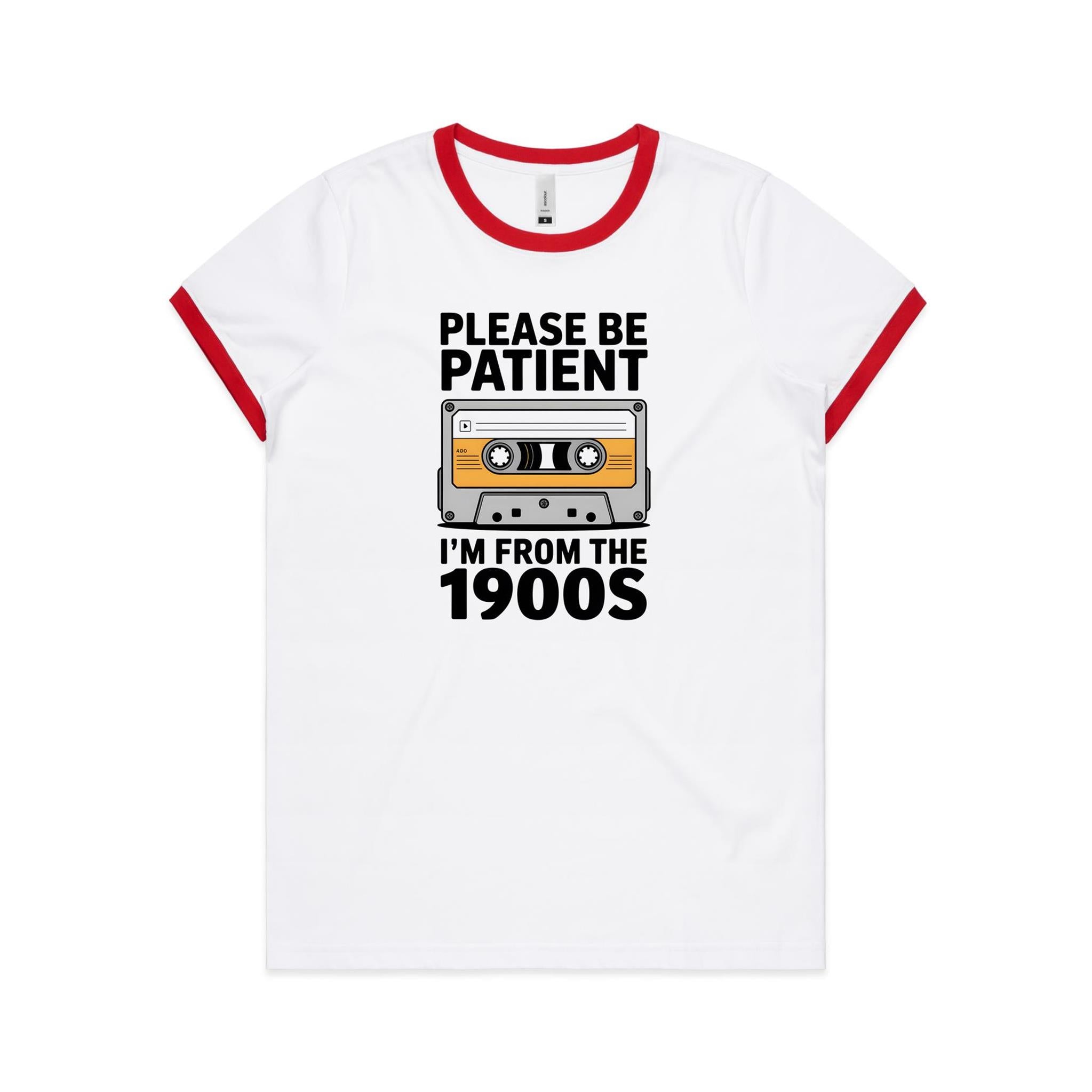 Please Be Patient, I'm From The 1900's - Women's Ringer Tee