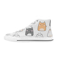 Cats Kids High Top Canvas Shoes US6Y Kids High Top Canvas Shoes animal Printed Offshore