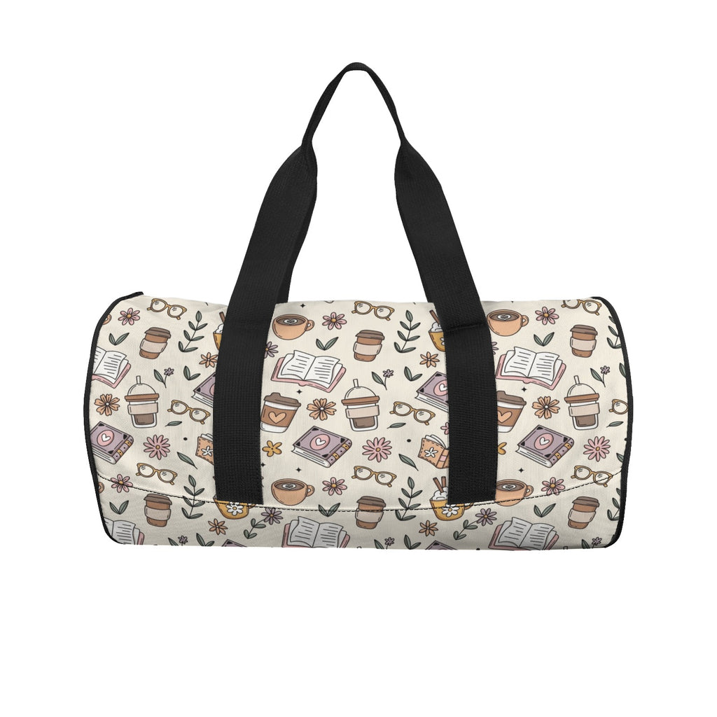 Books And Coffee Duffle Bag Duffle Bag Printed Offshore