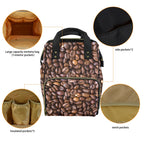 Coffee Beans - Multi-Function Backpack, Nappy / Diaper Bag