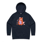 Mama Bear - Womens Hoodie Navy Womens Hoodie animal Mum Printed In Australia
