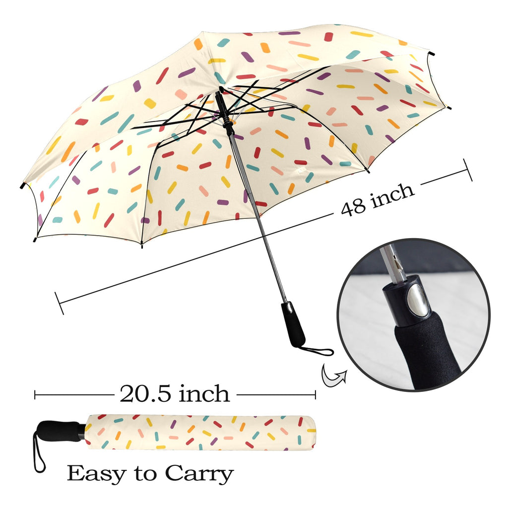 Sprinkles - Semi-Automatic Foldable Umbrella (Model U12) Semi-Automatic Foldable Umbrella (U12)