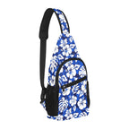 Blue Hawaiian Floral - Chest Bag