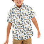 All About Space Junior Kids Hawaiian Shirt