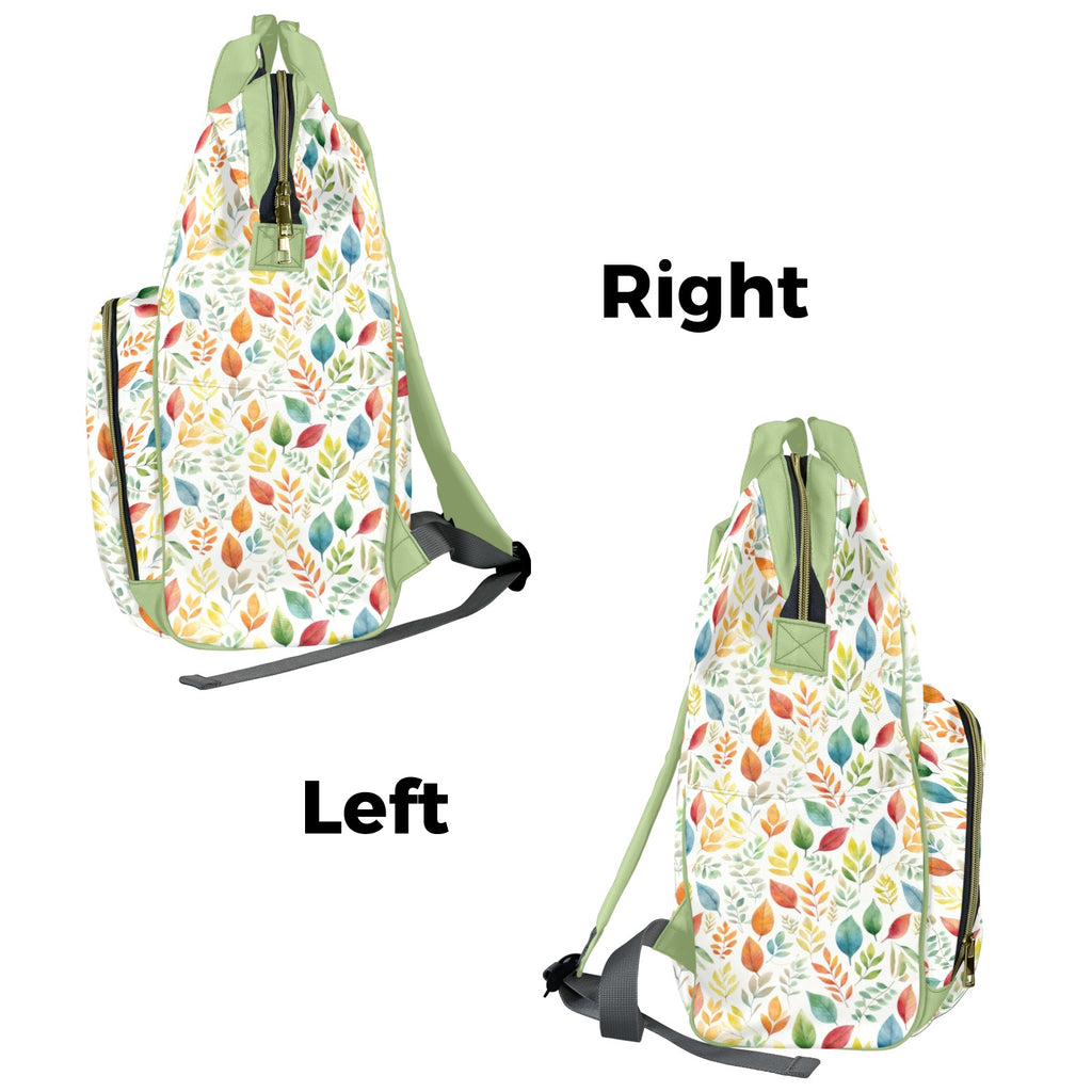 Autumn Leaves - Multi-Function Backpack, Nappy / Diaper Bag
