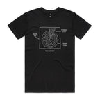 Pizza Geometry Men's AS Colour T-shirt