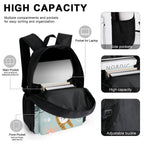 Cat Stretch - Three Piece Backpack Set