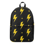 Yellow Lightning - Fabric Backpack