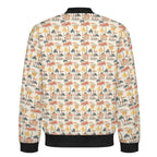 Beach Shack Men's Casual Zip‑Up Bomber Jacket