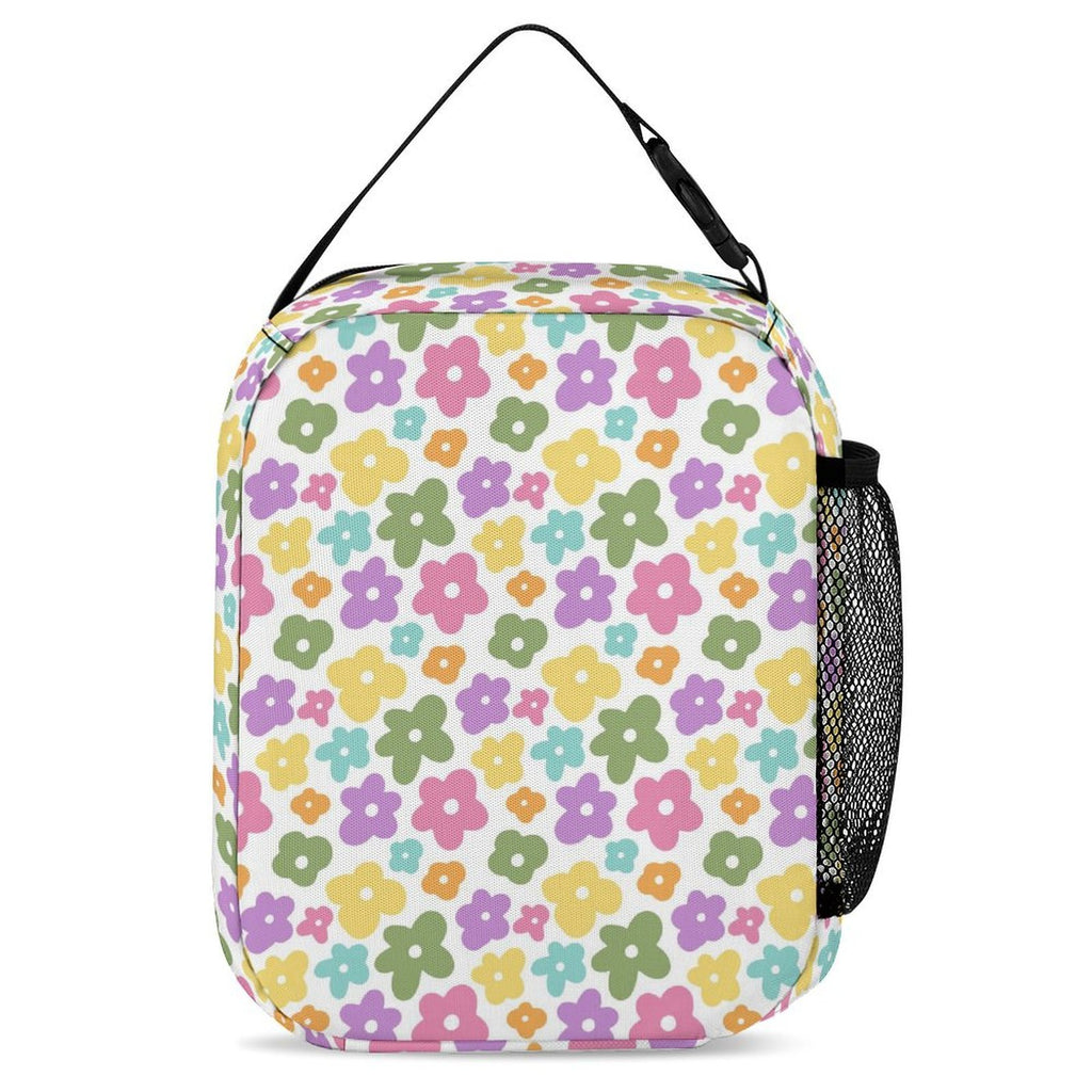 Pastel Flowers Backpack, Lunch Bag & Pencil Case Set