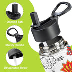 Super Dog 12oz Kids Water Bottle with Straw Lid