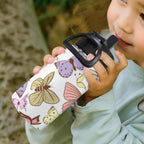 Cartoon Butterfly 12oz Kids Water Bottle with Straw Lid 12oz Kids Water Bottle with Straw Lid Printed Offshore