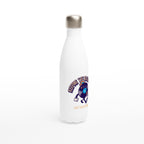 Keeping The Blues Alive - White 17oz Stainless Steel Water Bottle White Water Bottle Globally Fulfilled Music
