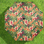 Vintage Hawaiian Floral Umbrella Umbrella Plants Printed Offshore