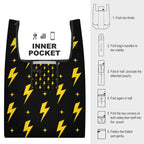 Lightning Bolts - Collapsible Shopping Bag