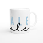 Inhale, Exhale - White 11oz Ceramic Mug White 11oz Mug Globally Fulfilled motivation positivity tea