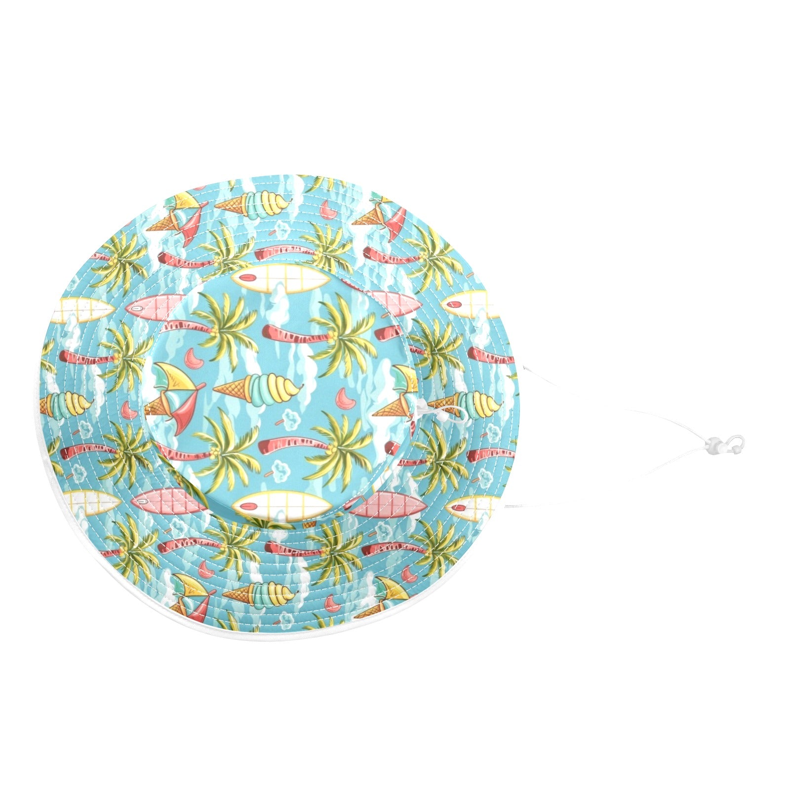 Summer Surf Wide Brim Bucket Hat Wide Brim Bucket Hat Printed Offshore Surf