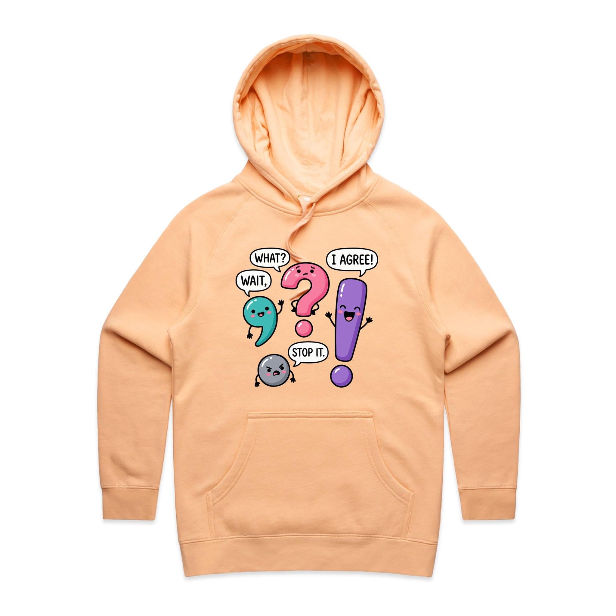 Funny Punctuation Women's AS Colour Hoodie