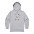 Love The Planet, Turtle Women's AS Colour Hoodie Grey Marle Womens Hoodie animal Environment Printed In Australia