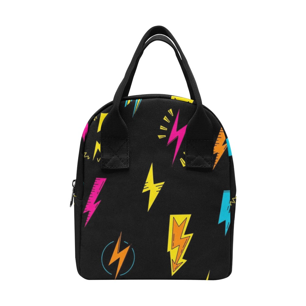Fun Lightning - Zipper Lunch Bag One Size Zipper Lunch Bag Printed Offshore