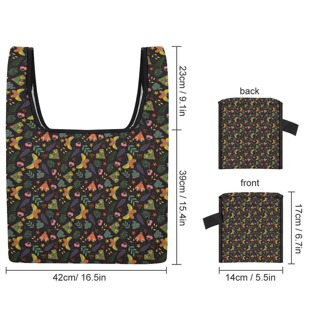 Dark Butterfly Foldable Shopping Bag