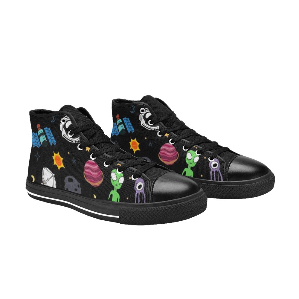 Kids Space - Kids High Top Canvas Shoes