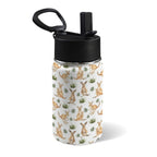 Kangaroos 12oz Kids Water Bottle with Straw Lid