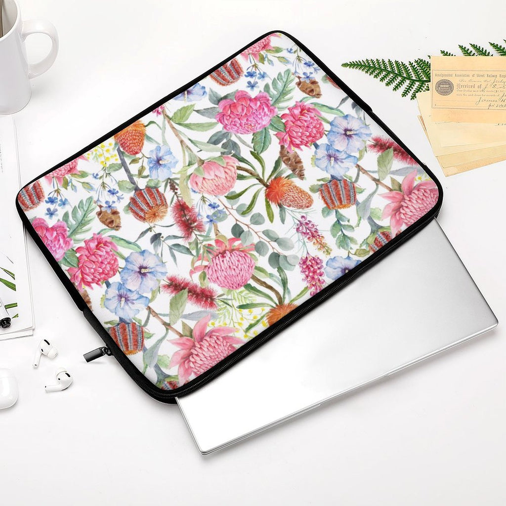Australian Flowers Laptop Sleeve (Multiple Sizes) Laptop Sleeve Plants Printed Offshore