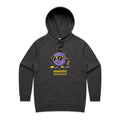 Music Moves Me Women's AS Colour Hoodie Coal Womens Hoodie Music Printed In Australia