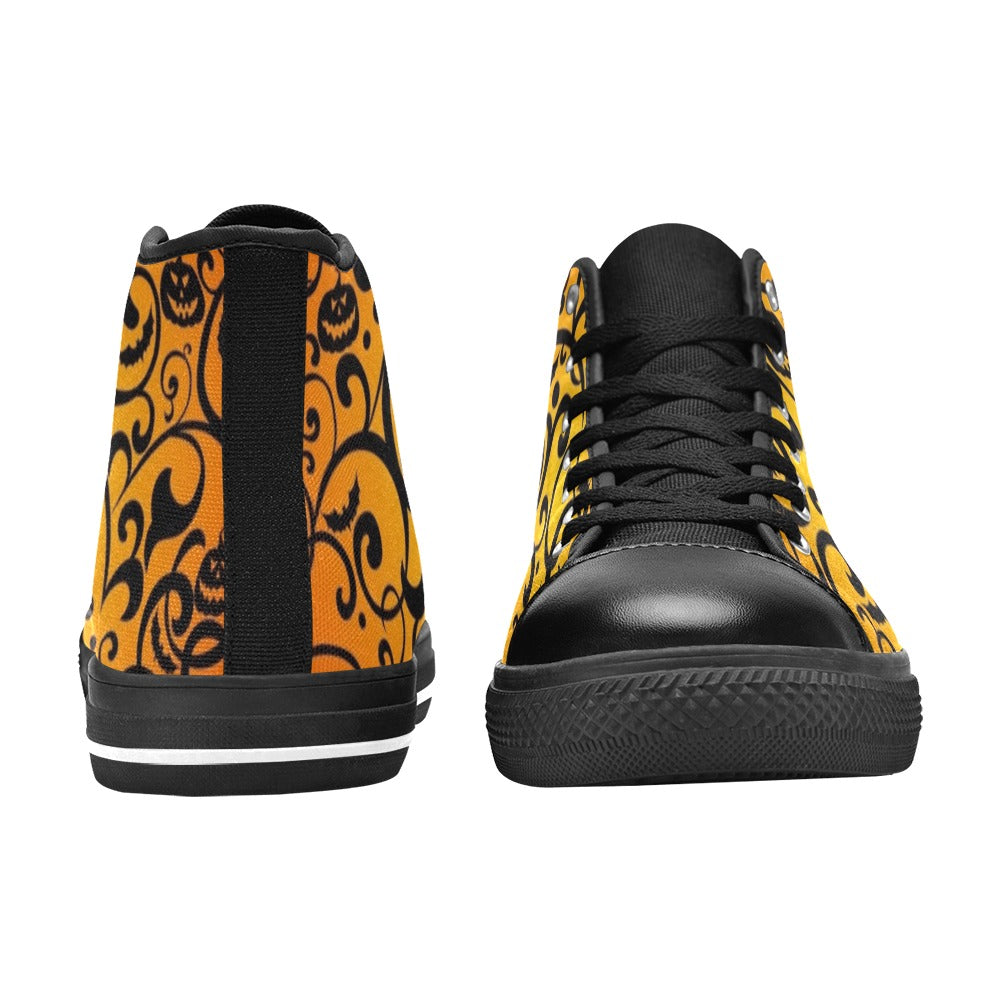 Halloween - Women's High Top Canvas Shoes
