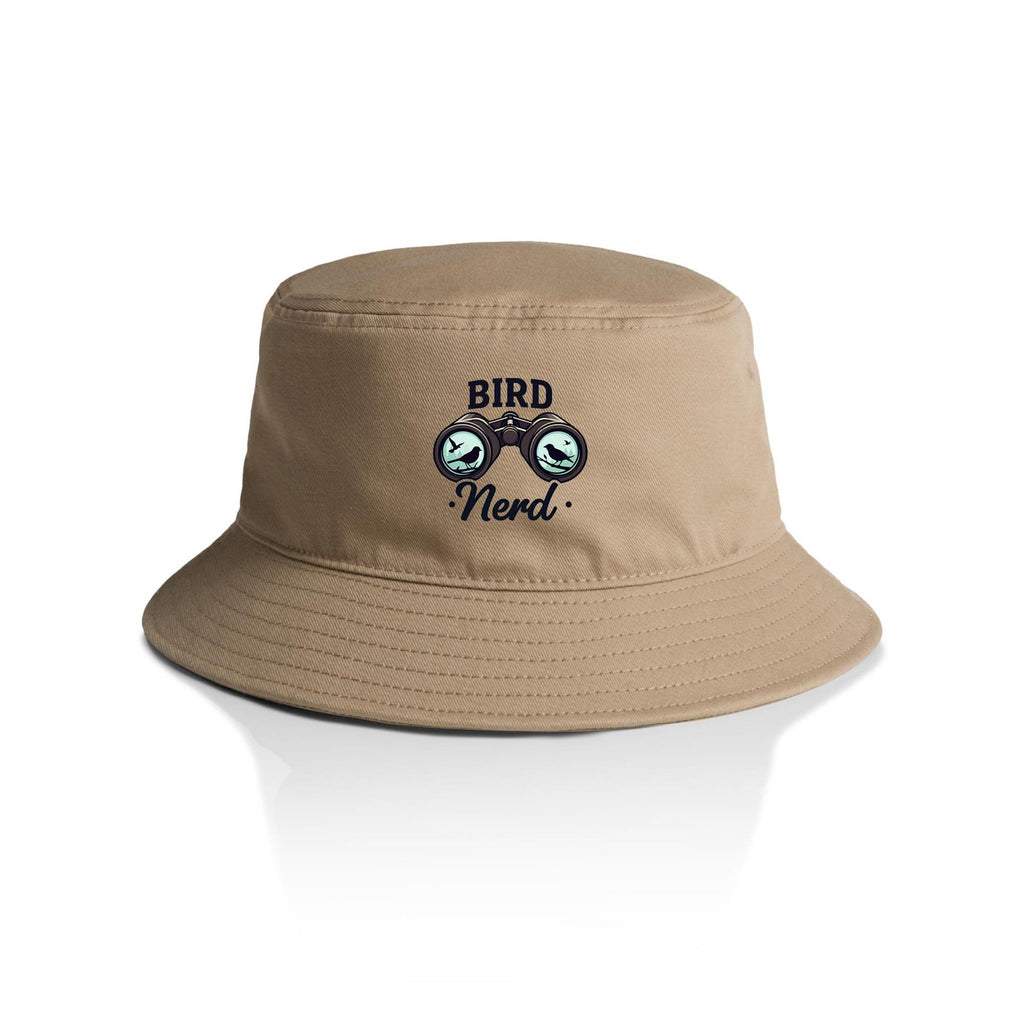 Bird Nerd - AS Colour Bucket Hat Khaki One Size As Colour Bucket Hat animal Printed In Australia