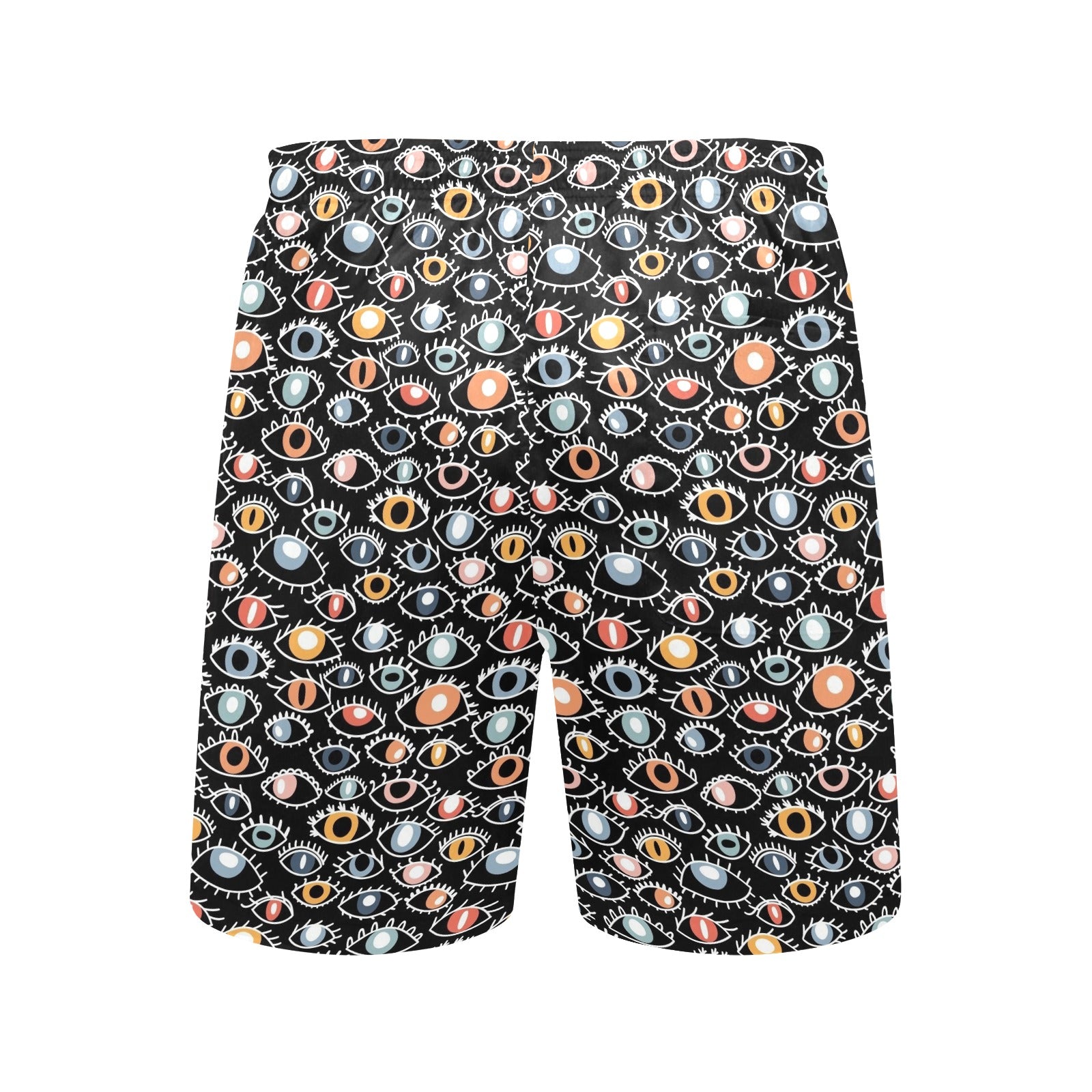 Eyes On Black Men's Mid-Length Beach Shorts Men's Mid-Length Beach Shorts Printed Offshore