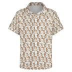 Quokkas Women's Collared Pocketless Short Sleeve Shirt