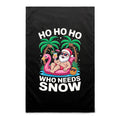 Santa, Who Needs Snow - AS Colour Tea Towel Default Title Christmas Tea Towel Christmas Printed In Australia