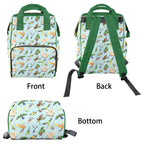 Parrots Multi-Function Backpack, Nappy / Diaper Bag Multi-function Backpack, Nappy / Diaper Bag animal Printed Offshore