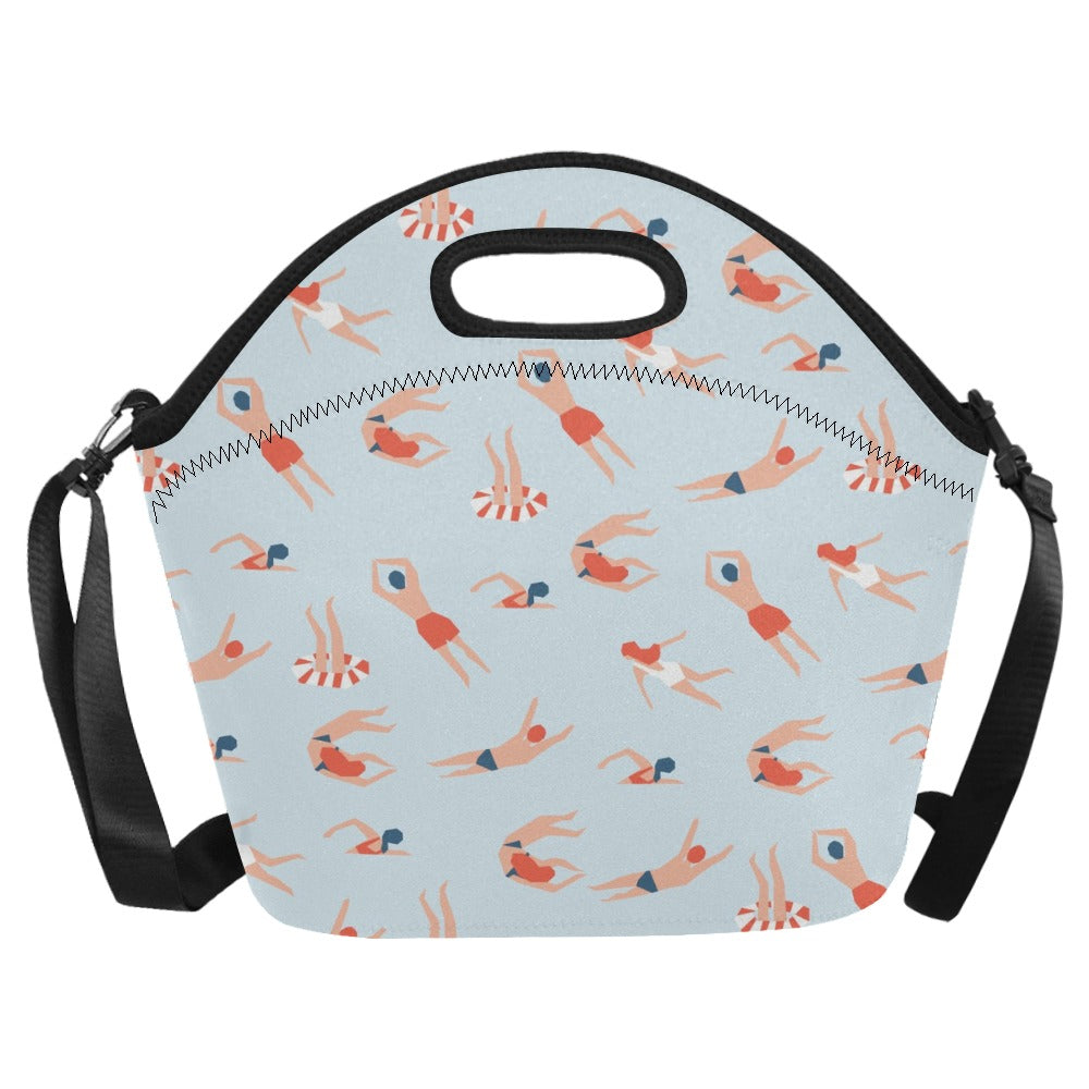 Summer Swim - Neoprene Lunch Bag Neoprene Lunch Bag Printed Offshore