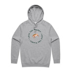 Love The Planet, Turtle - Mens Hoodie Grey Marle Mens Hoodie animal Environment Printed In Australia